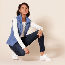 Carica l'immagine nel visualizzatore di Gallery, Amazon Essentials Jeans Skinny Elasticizzati a Vita Media - colori fuori produzione Donna, Delavé Scuro, 44