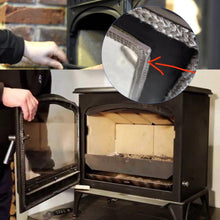 Carica l'immagine nel visualizzatore di Gallery, Guarnizione stufa a legna, Corda ermetico autoadesivo per stufa, camino, caminetti, porta del forno, forni fibroblock, c