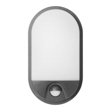 Carica l'immagine nel visualizzatore di Gallery, Lampada da Esterno Con Sensore di Movimento PIR Portata di 9m Luce Bianca Calda 3000K 10W 800lm Applique da Esterno Idea