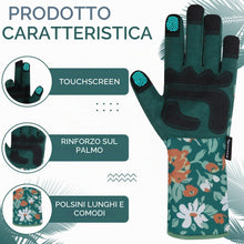 Carica l'immagine nel visualizzatore di Gallery, SAWANS Guanti da giardinaggio lunghi per donne e uomini, guanti da giardinaggio a prova di spine, sicuri, traspiranti e 