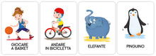 Carica l'immagine nel visualizzatore di Gallery, Clementoni - Mimo, Mazzo di 50 Carte per Imitare Pose e Indovinare l'Azione, per Bambini dai 4 Anni in Su e Tutta la Famiglia, 2-6 Giocatori, Idea Regalo Made in Italy, Lingua Italiana, 16174