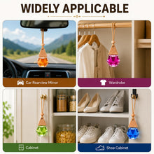 Carica l'immagine nel visualizzatore di Gallery, Bottiglia Di Deodorante Per Auto Da Appendere, 4 Pezzi Diffusore Di Oli Essenziali Appeso Per Auto Deodorante Per Auto D