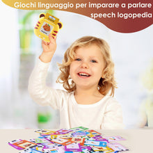 Carica l&#39;immagine nel visualizzatore di Gallery, CUTEEEE Schede Flash Cards Parlanti Italiano Inglese, Giochi Bambini Educativi 1 2 3 4 5 6 Anni, Talking Carta Flash Regalo, Giocattoli Apprendimento Interattivi 224 Parole