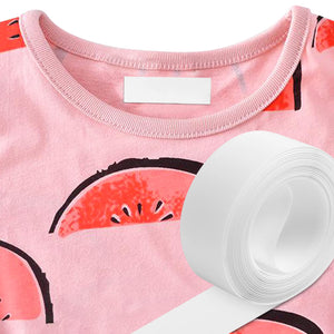 LEMESO Etichette Adesive Personalizzate Termoadesive per Asilo con Penna 7 m x 1,6 cm Scuola per Vestiti Tessuto Ferro da Stirare