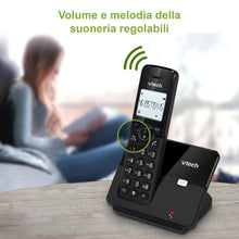 Carica l'immagine nel visualizzatore di Gallery, VTech CS2000 Telefono Cordless Casa DECT con vivavoce e blocco chiamate, Telefono fisso per anziani, identificatore di c