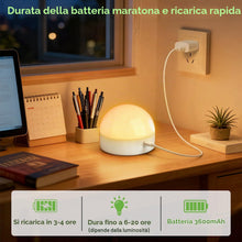 Carica l'immagine nel visualizzatore di Gallery, Kimjo E27 10 W Lampadina Ricaricabile con Telecomando USB, 3 Colori