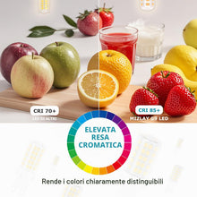 Carica l'immagine nel visualizzatore di Gallery, Lampadina LED G9, 8 W, luce bianca calda, 3000 K, GU9, equivalente a lampadina alogena da 60 W, 80 W, senza sfarfallio, 