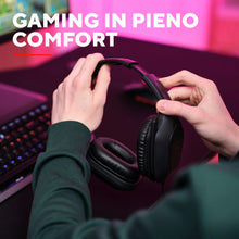 Carica l'immagine nel visualizzatore di Gallery, GXTrust Rayne Cuffie Gaming Leggere Over-Ear, Jack Audio 3.5 mm, Nero