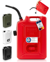 Carica l'immagine nel visualizzatore di Gallery, hünersdorff Tanica Carburante Profi Un da 20 Litri Colore, HDPE, Rosso