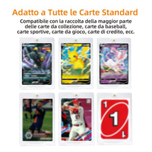 Carica l'immagine nel visualizzatore di Gallery, 10PCS Magnetic Trading Card Holder 35PT Bustine Protettive UV Protezione Custodie Porta Carta Trasparente Magnetiche Car