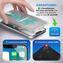 Carica l'immagine nel visualizzatore di Gallery, Deppa Pellicola Protettiva per iPhone 17e/16e/14/13/13 Pro (6,1") Vetro Temperato Ultra Resistente 9H, Copertura Totale,
