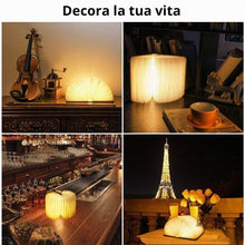 Carica l'immagine nel visualizzatore di Gallery, Lampada Libro LED - Dimmerabile a Forma di Libro, USB Ricaricabile - Decorazioni Casa, Idea Regalo Originale