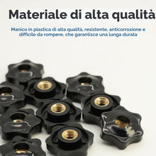 Carica l'immagine nel visualizzatore di Gallery, 10pcs Manopola A Stella M8 X 32, Dado Di Serraggio Per Vite A Stella, Maniglia Mobili Meccanica Apparecchiature Elettron