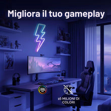 Carica l'immagine nel visualizzatore di Gallery, Calex Striscia LED Neon Flex Smart, 2m, RGBIC, WiFi App
