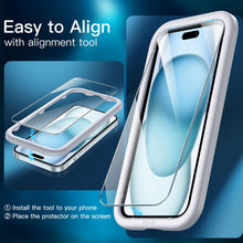 Carica l'immagine nel visualizzatore di Gallery, JETech Cover 5 in 1 per iPhone 15, Anti-Ingiallimento, Trasparente