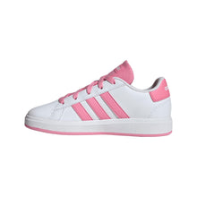 Carica l'immagine nel visualizzatore di Gallery, adidas Grand Court Lifestyle Tennis Lace-up Shoes, Scarpe Unisex - Adulto, Ftwr Bianco Bliss Rosa Nucleo Nero, 37.5 EU