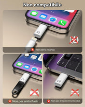Carica l'immagine nel visualizzatore di Gallery, MoKo Adattatore Audio da Lightning a USB C per Cuffie
