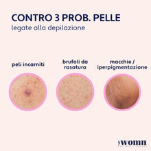 Carica l'immagine nel visualizzatore di Gallery, womn Siero Anti-Peli Incarniti, Brufoli Rasatura &amp; Macchie Pigmentarie 50ml