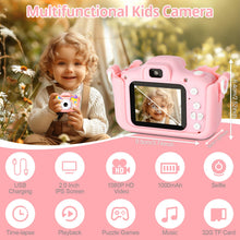 Carica l'immagine nel visualizzatore di Gallery, BNEHHOV Macchina Fotografica Bambini 2.0 Pollici Schermo Ricaricabile Fotocamera 1080P Digitale per Bambina Videocamera per Ragazze Ragazzi Regalo di Natale &amp; Compleanno Scheda 32GB (A)