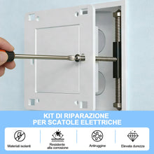 Carica l'immagine nel visualizzatore di Gallery, 10 Set Riparazione Scatola Elettrica Tipo 118 – Asta di Supporto per Cassetta di Derivazione Esterna, Accessori per Elet