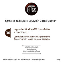 Carica l'immagine nel visualizzatore di Gallery, NESCAFÉ DOLCE GUSTO Miscela Robusta Caffè Espresso, 3 confezioni da 30 Capsule (90 Capsule Compatibili Nescafé Dolce Gusto)