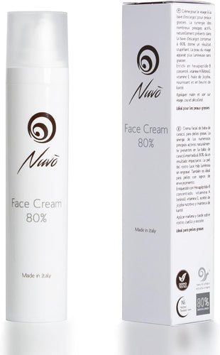 Nuvò 60% BAVA DI LUMACA Crema viso H24 con Acido ialuronico Collagene Marino...