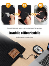 Carica l'immagine nel visualizzatore di Gallery, UNBON Regalo Uomo, Regali Natale Originali, Idee Regalo Natale 2025, Regali Uomo papà per Lui Compleanno Anniversario Secret Santa, Gadget Tecnologici Utili, Cappello Berretto Bluetooth con Luce LED