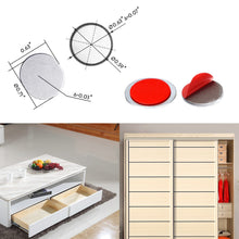 Carica l'immagine nel visualizzatore di Gallery, Mousike Chiusura magnetica per porte ultra sottili Magneti per armadietti in acciaio inox Cassetto magnetico per porte s