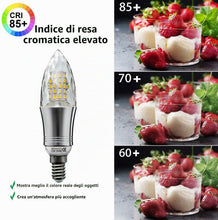 Carica l'immagine nel visualizzatore di Gallery, Lampadine LED E14 12W, Equivalente Lampadine Incandescenza 100W, 3500K Bianca Calda, 1350LM, Piccole Candela Vite Edison