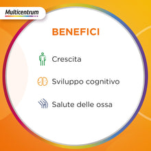 Carica l'immagine nel visualizzatore di Gallery, Multicentrum Vitagummy Integratore Alimentare Bambini 3+, 30 Compresse