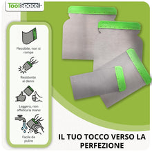 Carica l'immagine nel visualizzatore di Gallery, ToolSpace Set Spatole Giapponesi 4 Pezzi Acciaio Inossidabile Inox 50 80 100 120 mm Stucco Finitura Pareti Carrozzeria B