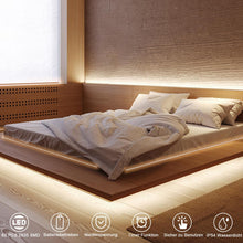 Carica l'immagine nel visualizzatore di Gallery, DBFAIRY Striscia LED a batteria, 2 m, 60 LED, con timer a distanza, impermeabile, per camera da letto, armadio, casa, fe