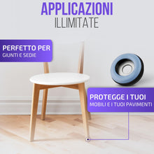 Carica l'immagine nel visualizzatore di Gallery, Filzada® 26x Piedini per Mobili in Teflon da Avvitare Ø 19 mm - Pattini