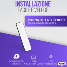 Carica l'immagine nel visualizzatore di Gallery, Filzada® 8x Piedini per Mobili Autoadesivi Teflon 70x19 mm - Scivoli PTFE