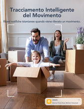 Carica l'immagine nel visualizzatore di Gallery, GNCC 2K Telecamera WiFi Interno 2.4/5GHz Visione Notturna Nero(Pack da 1)