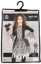 Carica l'immagine nel visualizzatore di Gallery, FIESTAS GUIRCA | Costume Ghost Girl (10-12 anni) - Vestito e Velo - Costume da Fantasma per Halloween, Carnevale e Feste