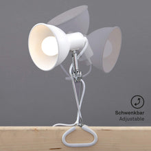 Carica l'immagine nel visualizzatore di Gallery, Briloner Leuchten - luce a pinza, lampada a pinza, 1x E14, max. 8 watt, con cavo con interruttore incluso, testina spot 