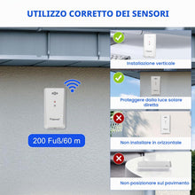 Carica l'immagine nel visualizzatore di Gallery, Geevon Termometro per interni ed esterni con 3 sensori remoti