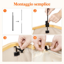 Carica l'immagine nel visualizzatore di Gallery, Lifewit Cesto Portabiancheria Salvaspazio, Cesta Biancheria Sporca con Coperchio, Porta Biancheria Sporca Slim per Bagno