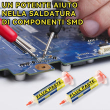 Carica l'immagine nel visualizzatore di Gallery, prowtihlin Stagno per Saldare 60ml, 2 Pezzi Paste per saldatura con 2 Aghi, 1 Spingitore &amp; 1 Siringa - 60g Flussante per