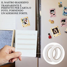 Carica l'immagine nel visualizzatore di Gallery, KEYRI 2 Rotoli Tapes Nastro Biadesivo Larghezza 10mm * 50 Metri per Rotolo