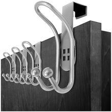 Carica l'immagine nel visualizzatore di Gallery, com-four® 4x Ganci per Porte, Ganci Appendiabiti Doppi con Protezione