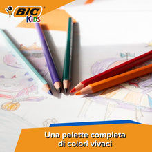 Carica l'immagine nel visualizzatore di Gallery, BIC Kids Matite Colorate, Tropicolors, Colori Per Bambini A Casa E A Scuola, Colori Assortiti, 18 Unità (Confezione da 1)