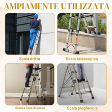 Carica l'immagine nel visualizzatore di Gallery, 4 Pezzi Piedini per Scala Alluminio, 40 x 20 Piedini di Gomma, Universali Antiscivolo Piedini di Ricambio per Scale, Pro