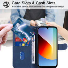 Carica l'immagine nel visualizzatore di Gallery, Cover Portafoglio per Xiaomi Redmi A7 Pro 4G con 1 Pezzo Pellicola in Vetro Temperato, Custodia PU Pelle Flip, Funzione 