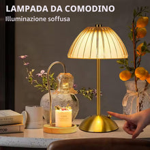Carica l'immagine nel visualizzatore di Gallery, Voltix Lampada da Tavolo Senza Fili Ricaricabile, Abat Jour Comodino Touch Dimmerabile in Metallo, Lampada LED Portatile