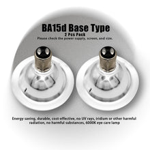 Carica l'immagine nel visualizzatore di Gallery, QLEE Lampadina LED AR70 3W BA15D B15 Baionetta Attacco SBC 12V AC/DC 6000K Bianco Freddo Luce Diurna Non Dimmerabile Sos