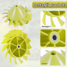 Carica l'immagine nel visualizzatore di Gallery, 2pz Lama Ventola Soffiante per Ryobi, Lama del Ventilatore del Soffiatore per Foglie di Ricambio per La Sostituzione del