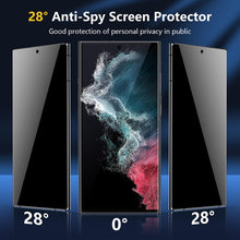 Carica l'immagine nel visualizzatore di Gallery, 2 Pezzi per Samsung Galaxy S22 Ultra Privacy Vetro Temperato