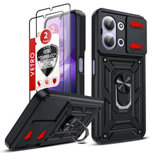 Carica l'immagine nel visualizzatore di Gallery, LeYi Cover per Redmi 15C 4G/5G con Vetro Temperato [2 Pack](Nero)